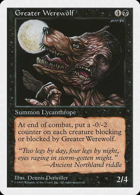 5ED: Greater Werewolf