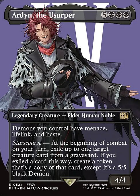 FIN: Ardyn, the Usurper (Borderless) (Surge Foil) (0524)