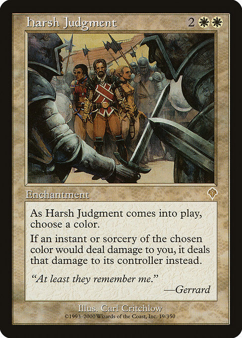 INV: Harsh Judgment (Foil)