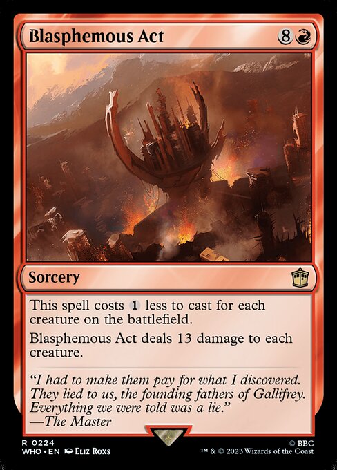 WHO: Blasphemous Act (Foil)