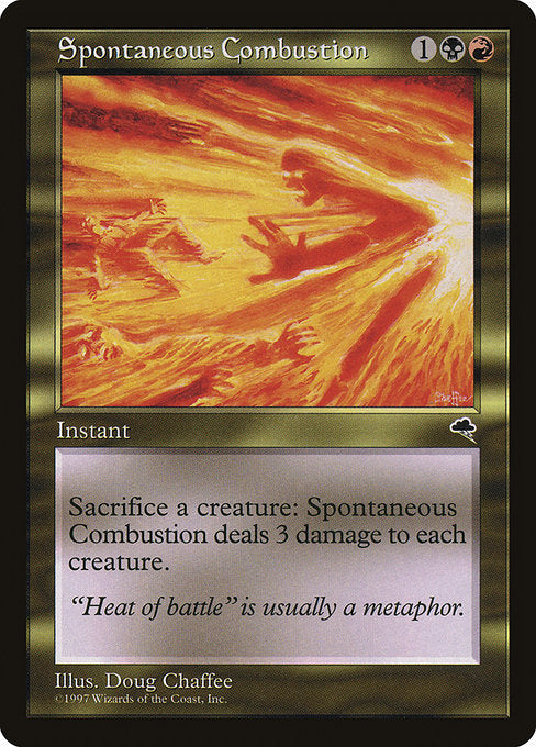 TMP: Spontaneous Combustion