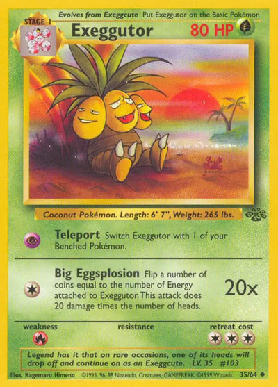 Exeggutor 35/64 Unlimited Jungle