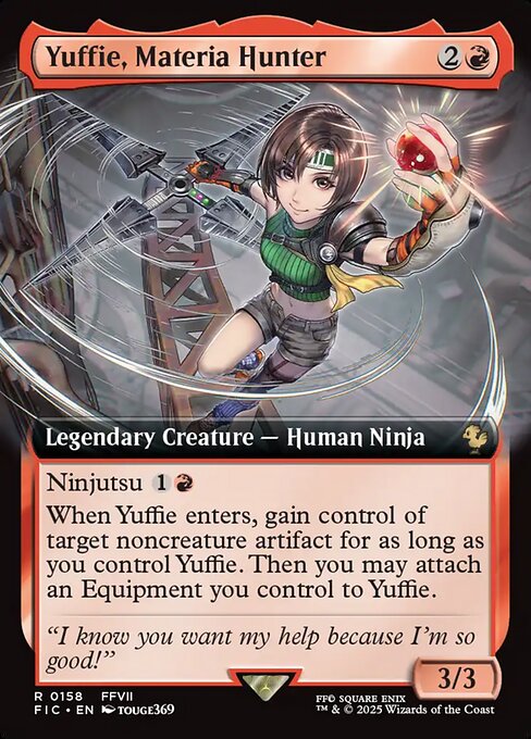 FIC: Yuffie, Materia Hunter (Extended Art) (Foil)