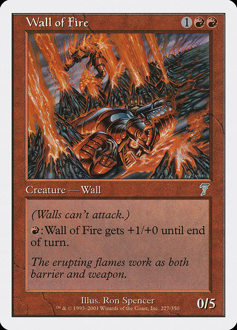 7ED: Wall of Fire