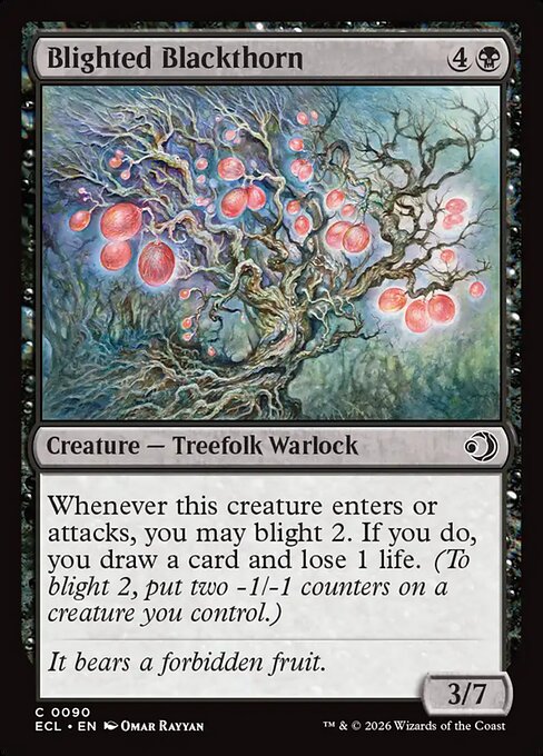 ECL: Blighted Blackthorn (Foil)