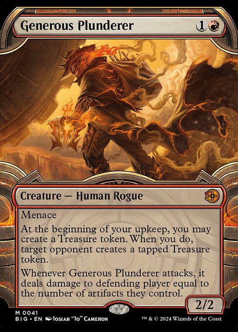BIG: Generous Plunderer (Showcase) (Foil)