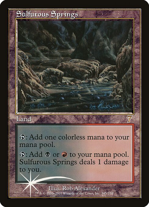 7ED: Sulfurous Springs (Foil)