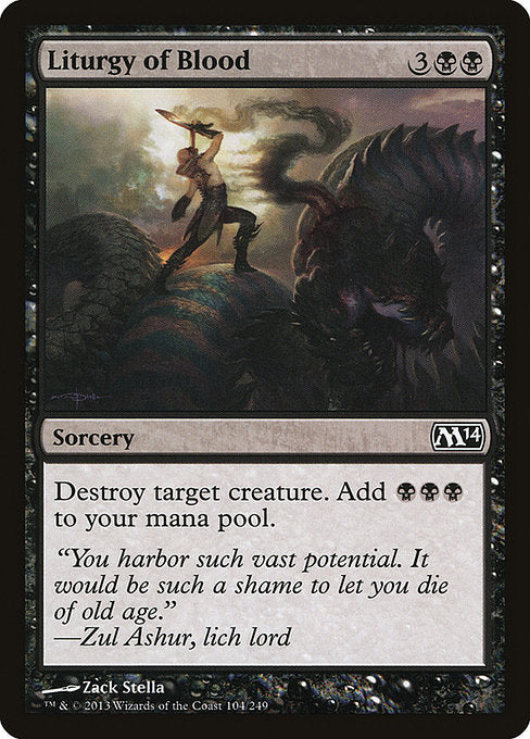 M14: Liturgy of Blood (Foil)