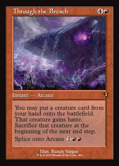 INR: Through the Breach (Retro Frame) (Foil)
