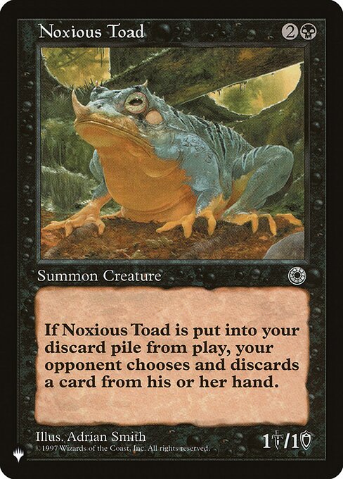 PLST: Noxious Toad