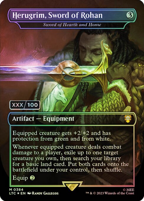 LTC: Herugrim, Sword of Rohan - Sword of Hearth and Home (Serial Numbered) (Foil)