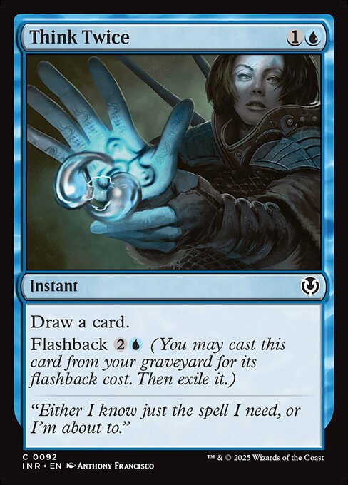 INR: Think Twice (Foil)