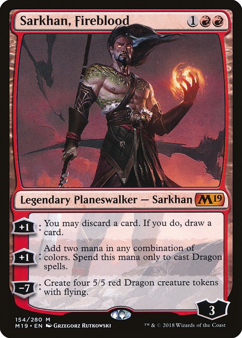 M19: Sarkhan, Fireblood (Foil)