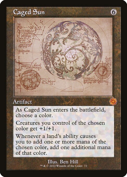 BRR: Caged Sun (Schematic) (Foil)
