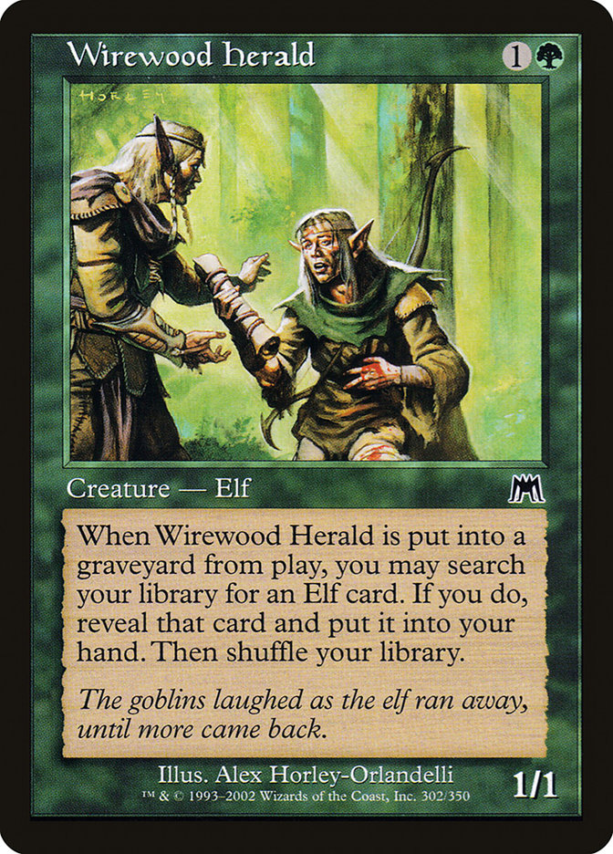 Wirewood Herald [Foil] :: ONS