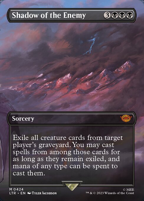 LTR: Shadow of the Enemy (Borderless) (Foil)