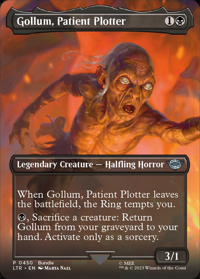 Gollum, Patient Plotter (Borderless) [Foil] :: LTR