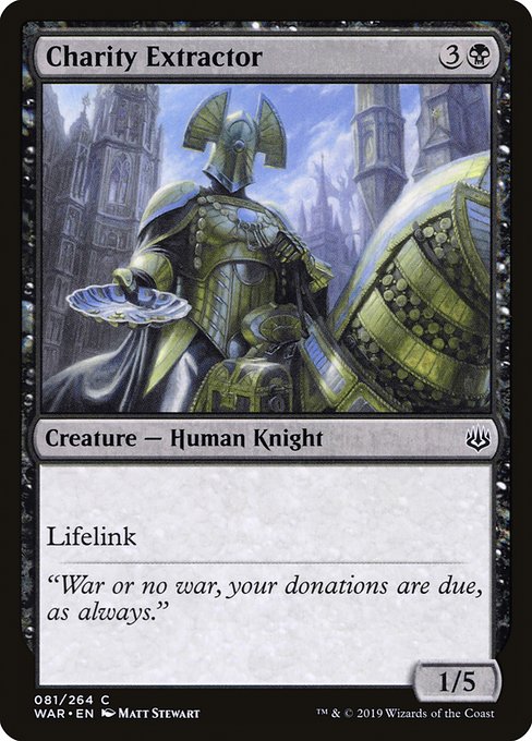 WAR: Charity Extractor (Foil)