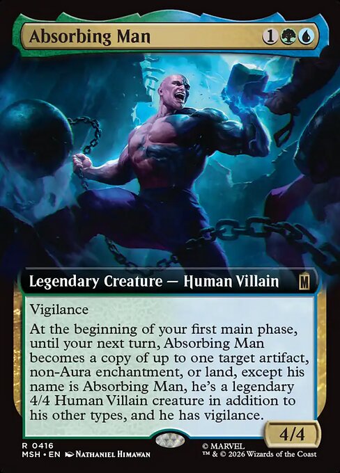 MSH: Absorbing Man (Extended Art) (Foil)