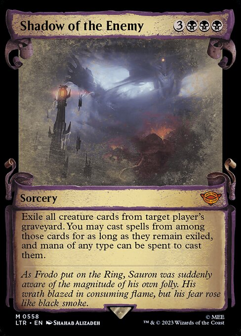 LTR: Shadow of the Enemy (Showcase Scrolls) (Foil)