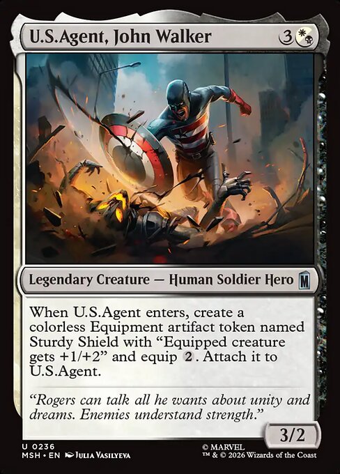 MSH: U.S.Agent, John Walker (Foil)