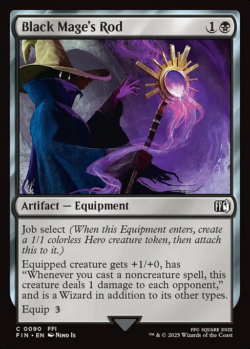 FIN: Black Mage's Rod (Foil)