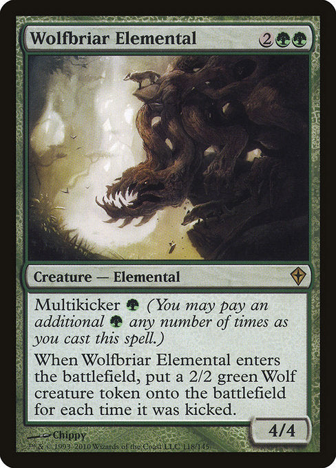 WWK: Wolfbriar Elemental (Foil)