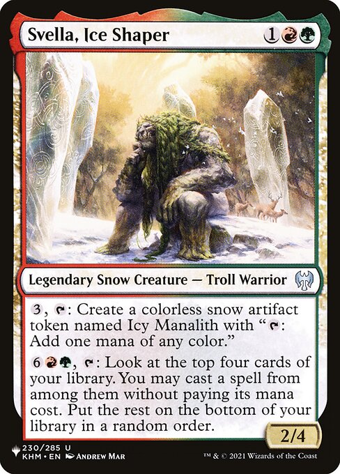PLST: Svella, Ice Shaper