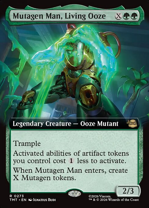 TMT: Mutagen Man, Living Ooze (Extended Art)