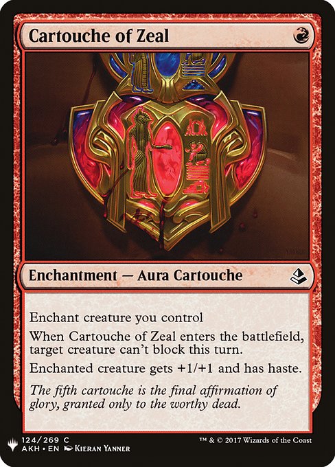 PLST: Cartouche of Zeal