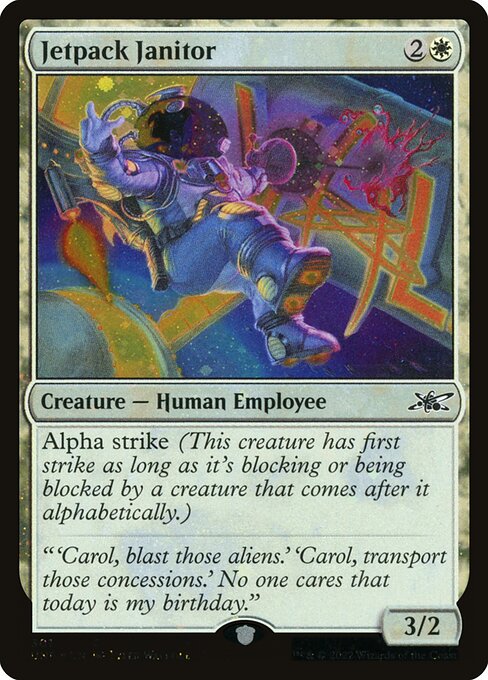 UNF: Jetpack Janitor (Galaxy Foil)