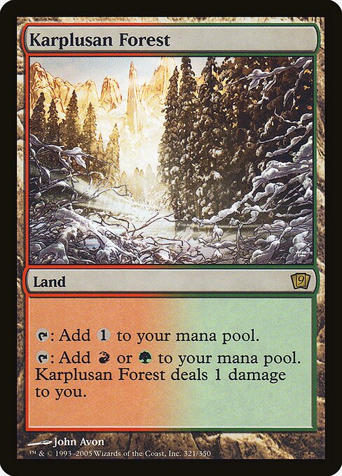 9ED: Karplusan Forest (Foil)