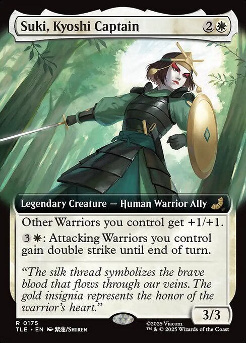 TLE: Suki, Kyoshi Captain (Extended Art) (Foil)