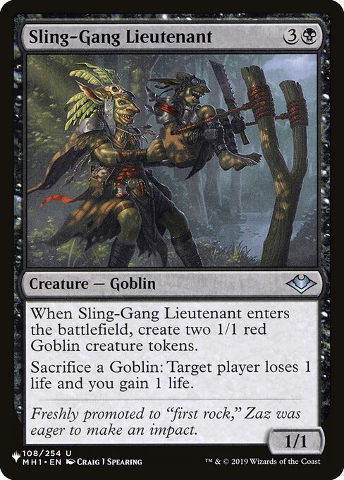 PLST: Sling-Gang Lieutenant