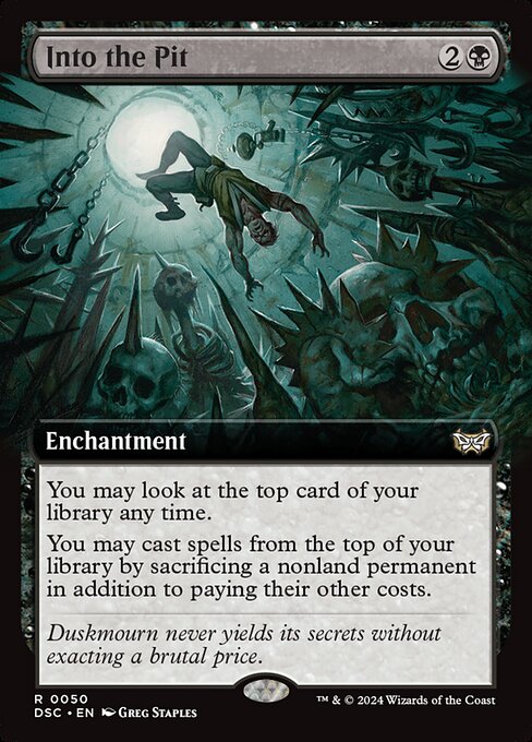 DSC: Into the Pit (Extended Art) (Foil)