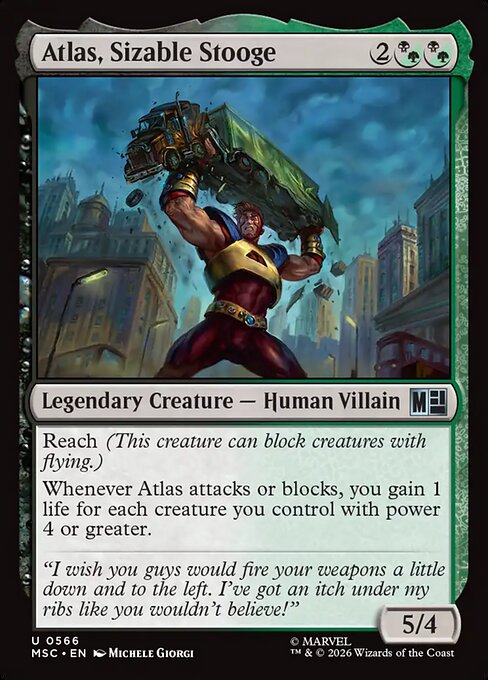 MSC: Atlas, Sizable Stooge