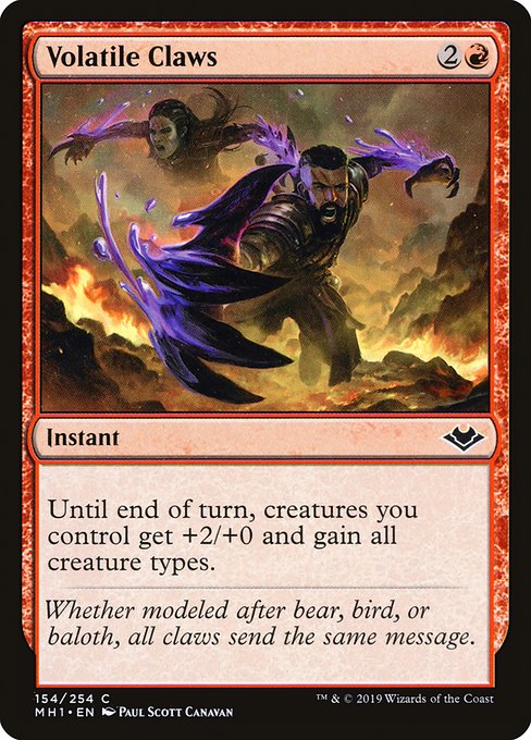 MH1: Volatile Claws