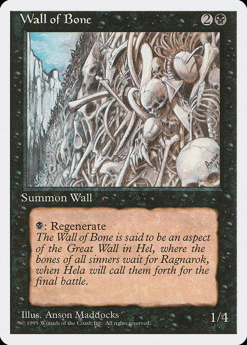 4ED: Wall of Bone