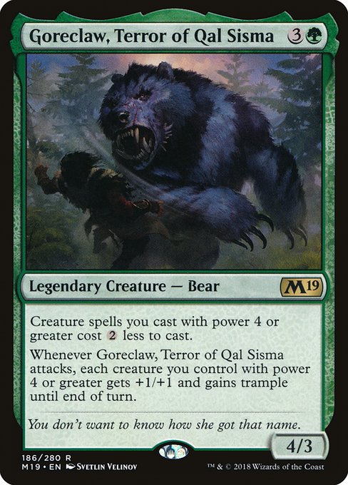M19: Goreclaw, Terror of Qal Sisma (Foil)