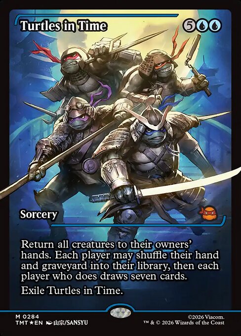 TMT: Turtles in Time (Showcase) (Foil)