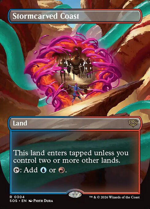 SOS: Stormcarved Coast (Borderless) (Foil)