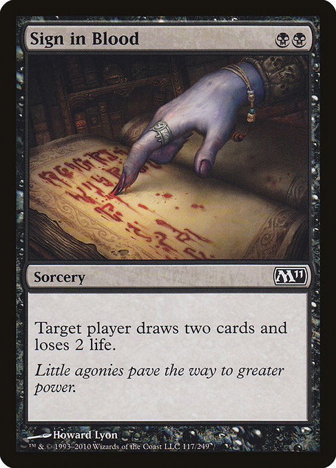 M11: Sign in Blood (Foil)