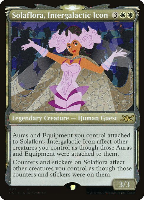 UNF: Solaflora, Intergalactic Icon (Showcase) (Galaxy Foil)