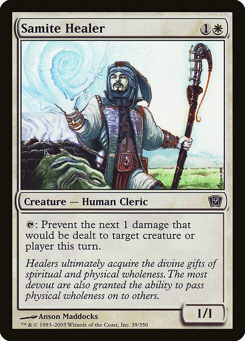9ED: Samite Healer (Foil)