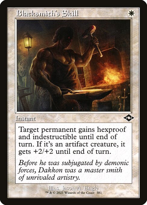 MH2: Blacksmith's Skill (Retro Frame) (Foil)