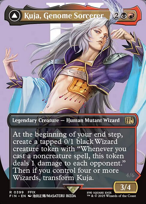 FIN: Kuja, Genome Sorcerer (Borderless) (Foil)