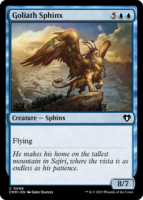 CMM: Goliath Sphinx