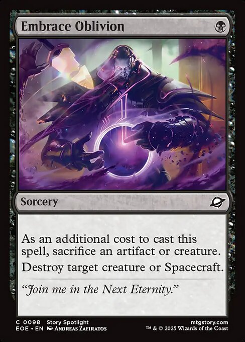 EOE: Embrace Oblivion (Foil)