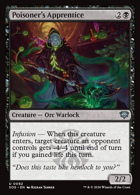 SOS: Poisoner's Apprentice (Foil)