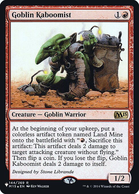 PLST: Goblin Kaboomist (Foil)